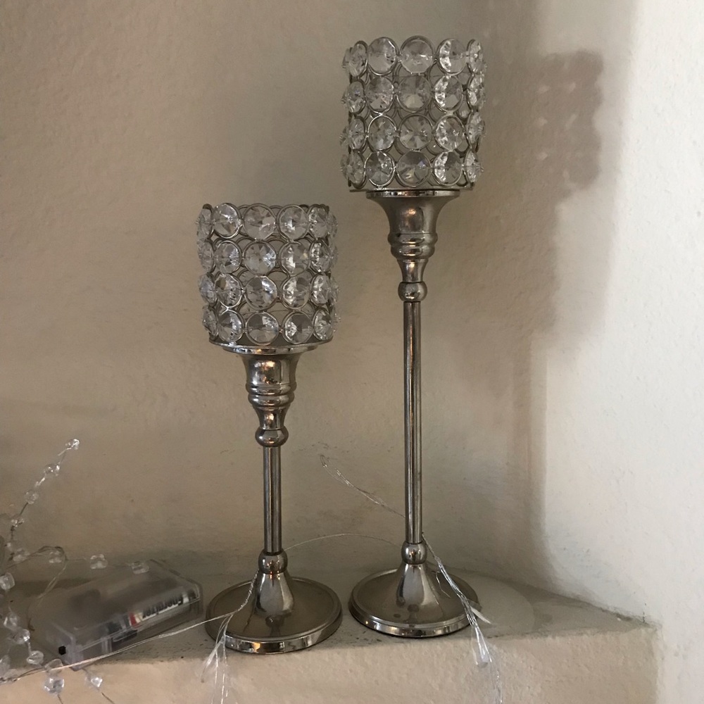 Candle holders.